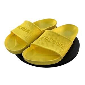Birkenstock Barbados EVA Waterproof Footbed Casual Slide Sandal Yellow Size 6